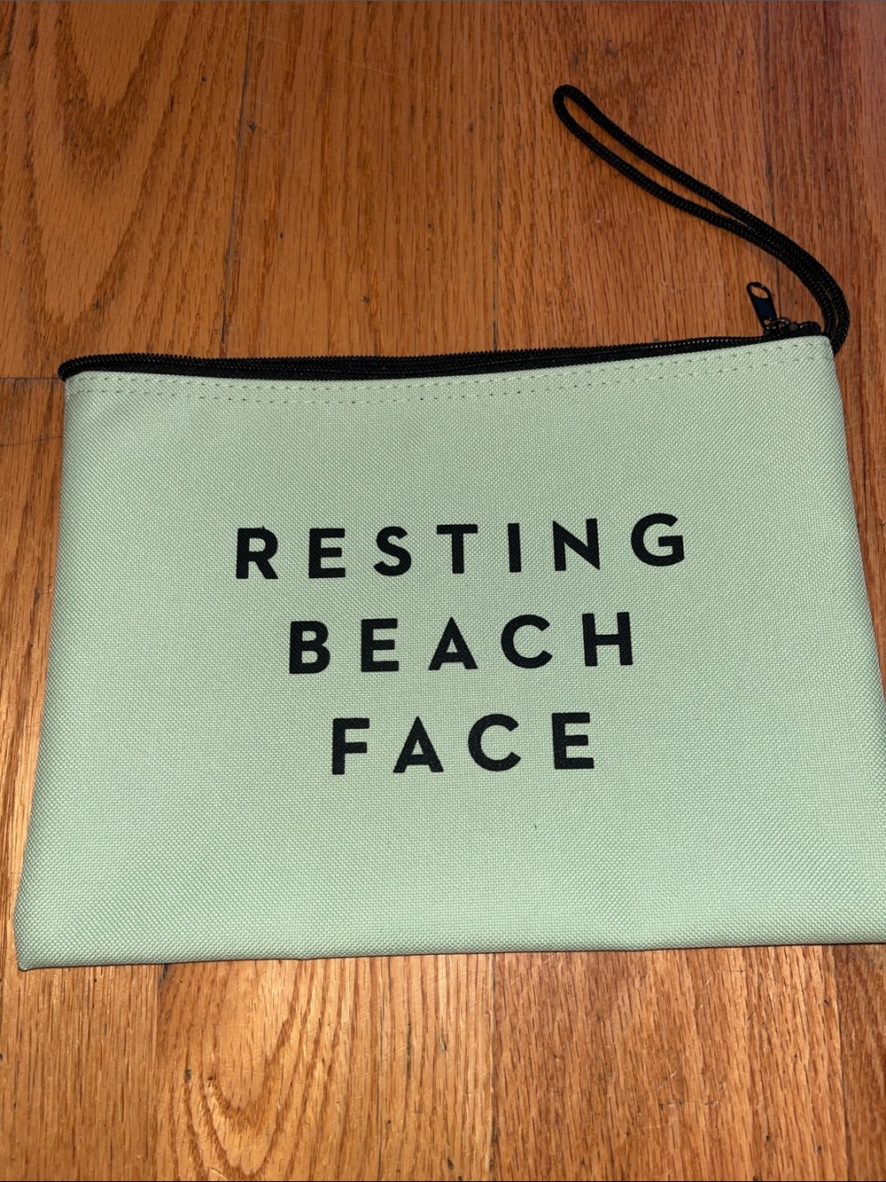Milly Resting Beach Face Zippered Pouch